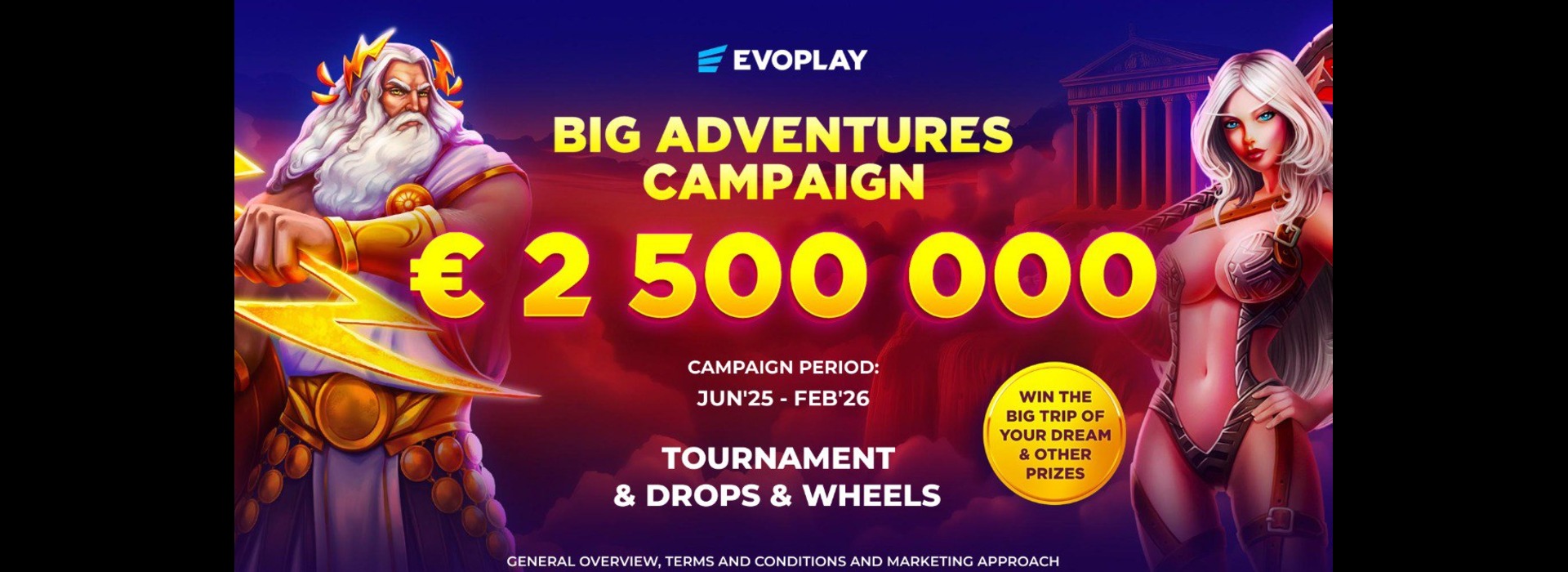 Evoplay - August Big Adventure Campaign/Tournament